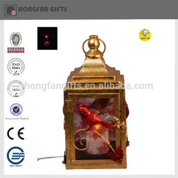 fashion high quality gold christmas hurricane lantern