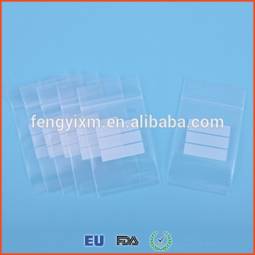 Different sizes plastic zipper antistatic ldpe resealable bag