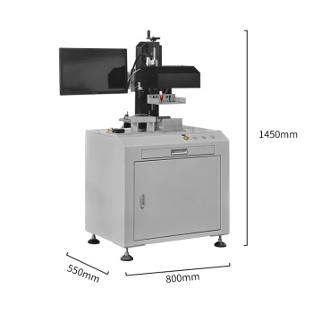 Dot-matrix marking machine for ship steel sleeves