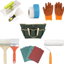 Paint Roller Set with Smoothing Trowel for Wall Painting