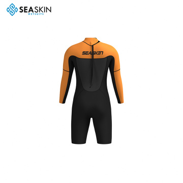 Seaskin 2mm Neoprene Setel Lengan Panjang Lengan Pendek Pendek Tetap Jaga Wetsuit Renang Penyelaman Hangat