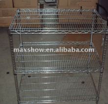 chrome wire shelf