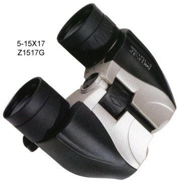 Compact Zoom Binoculars 5-15x17