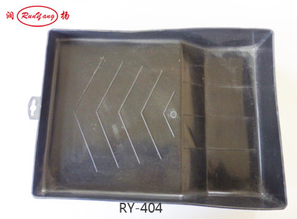 Black Paint Roller Plastic Tray 9 polegadas