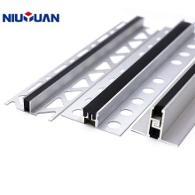 NIUYUAN Manufacturer Custom Aluminum Floor and Wall Expansion Joint Covers