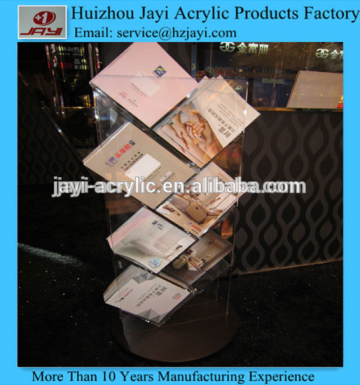 Transparent Acrylic Collapsible Brochure Holder/Leaflet Holder