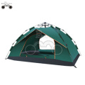 single layer blue camping tent for 3-4 person