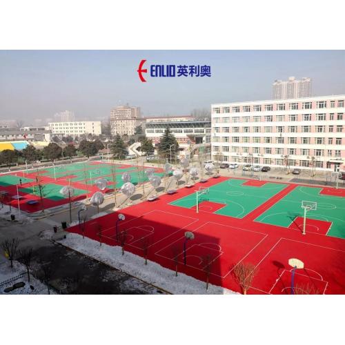 Modular PP Interlocking Tile Basketball Floor