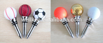 stainless steel wine bottle stoppers,golf wine bottle stoppers