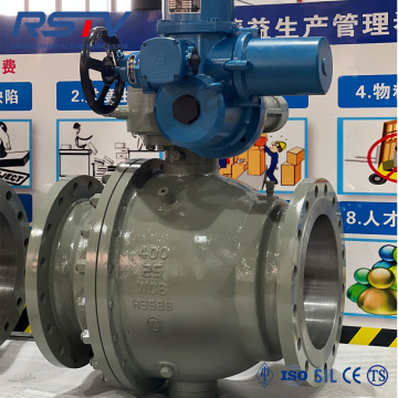 Cast Steel Split Type Trunnion type Flange Ball Valve