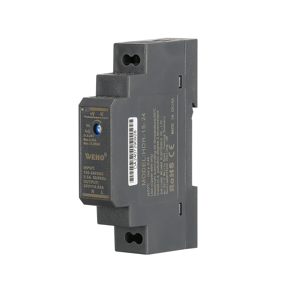 Alimentation Rail DIN Mean Well HDR-15-48 – 15W 48V 0.32A – Pour Automation Et Industrielle – Neuf Sous Emballage
