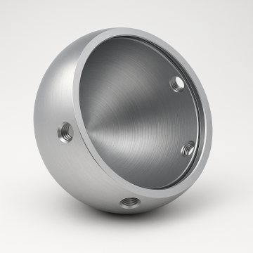 Custom brass machining parts for EO/IR Gimbal Housing