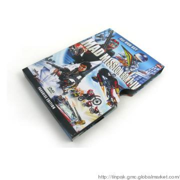 DVD sleeve tin box