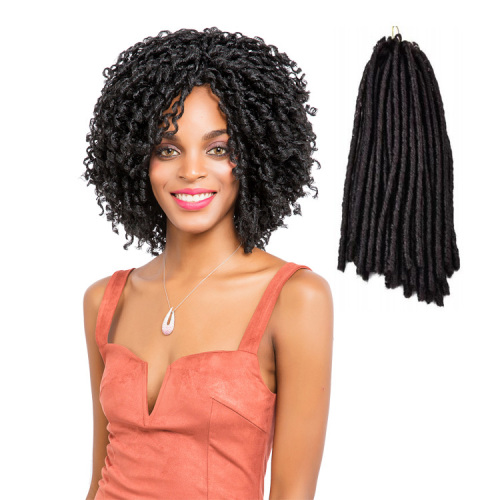 Imported fiber soft dreadlocks braids weave pictures, soft faux locs braiding hair, soft lock hair twist braid extension