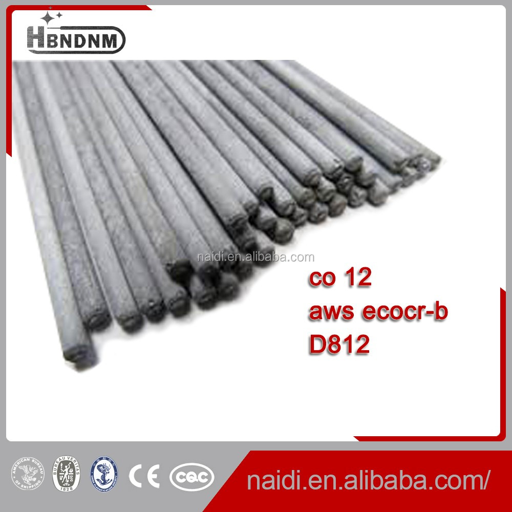 28cr hardfacing welding electrode plant in sale D812 for pressure valves