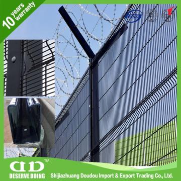 High Security Perimeter / Grid Fence Panels / Mesh Fencing Panels