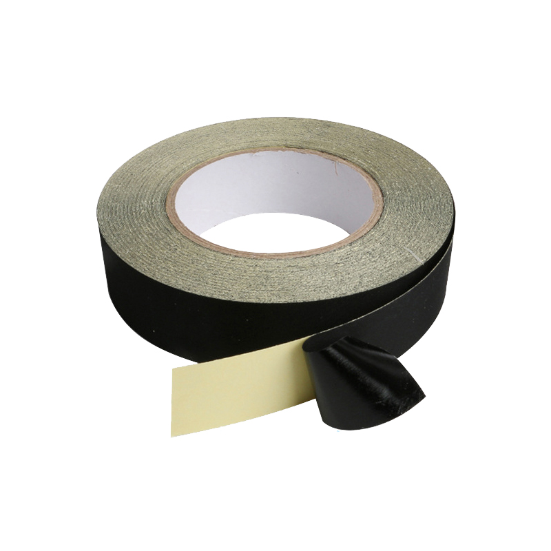 Black Insulating Cellulose Acetate Tape High Adhesive Flame Retardant Acetic Acid Cloth Tape