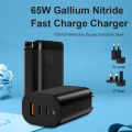 3 chargeur à port 65W PD 3.0 Gan Charger