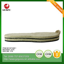 colorful jute sole