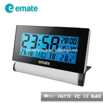 Desktop/Tabletop Calendar Temperature Digital Alarm Clock