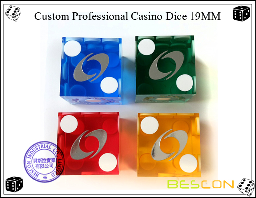 Custom Professional Casino Dice 19MM Custom Professional Casino Dice 19MM