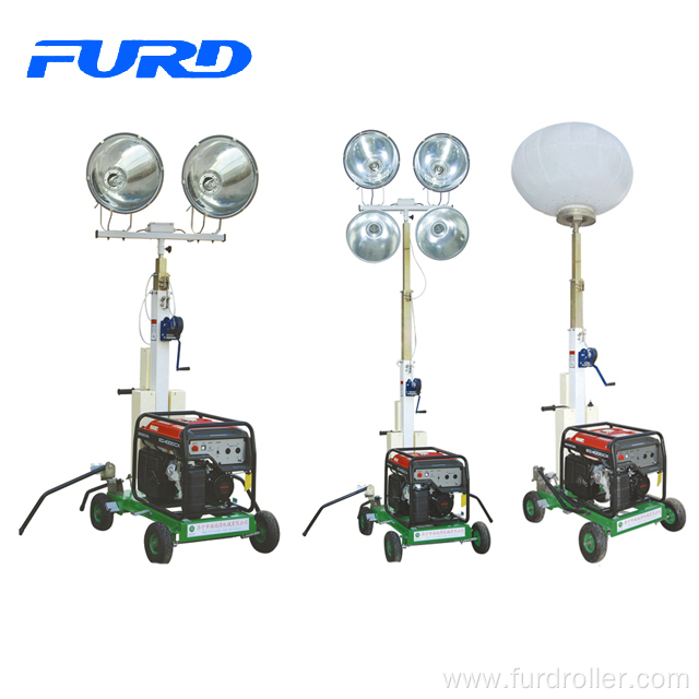 Super quality Honda generator 400watt x 2 portable light tower (FZM-400A)