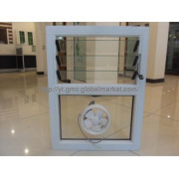 UPVC  Louvered   Window with Exhausted Fan