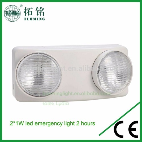 Emergency duration time 2 hours led emergency light with rechargeable battery