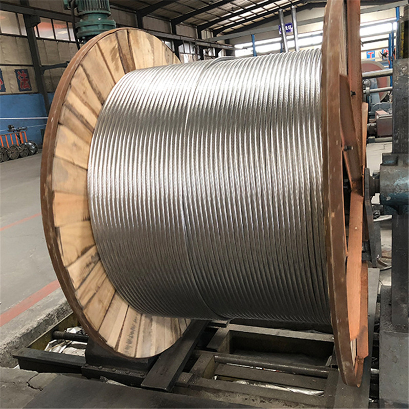 GI Guy Wire 8 mm 1960 MPA Grau 1x3 1x7 Greia de aço galvanizada