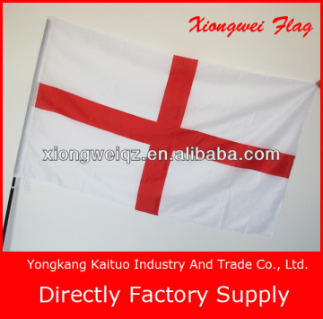 Factory Supply England national flag of polyester red cross England flag