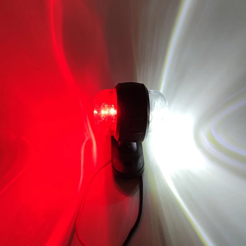 侧面标志灯外部 12V 24V 更换零件迷你耐用拖车卡车通用安全转向信号警告红色