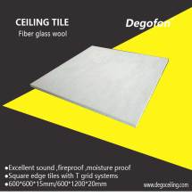 Suspended ceiling acoustic panels