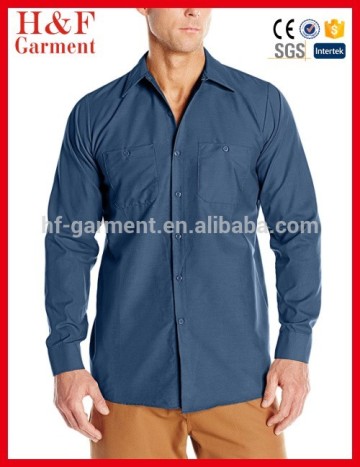 Custom Industrial Man Workwear Shirt For Autumn working clothes