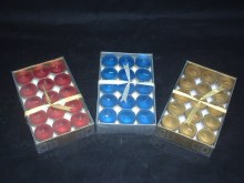 Unscented Long Burning Time Metallic Tealight Candle