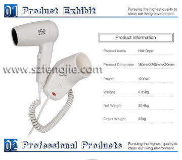 Hot sale durable foldable hair dryer brush bathroom professional