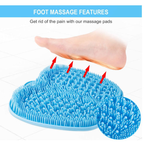 Geweldig voor douche grotere douche voet scrubber mat