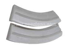 white sandstone lines