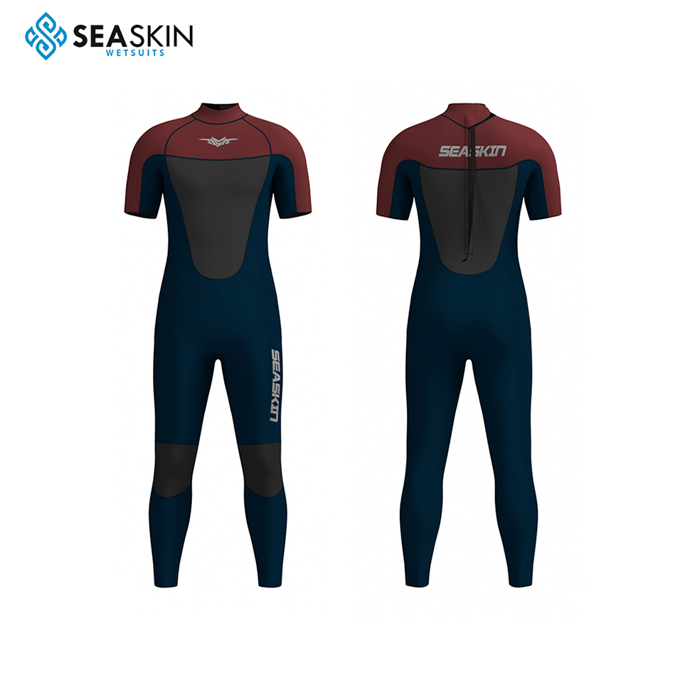 Seaskin Erkekler Islak Takım Soğuk Su Tüplü Dalış Takımı 3mm Neopren Wetsuit