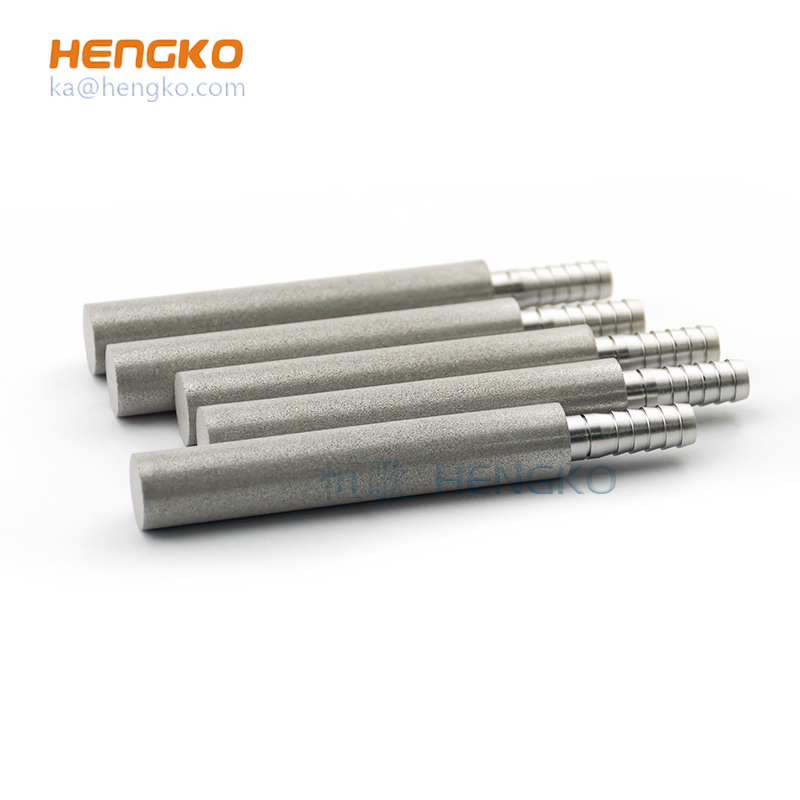 HENGKO custom 304 316 316L stainless steel carbonation aeration diffusion oxygen stone 0.2-100 microns