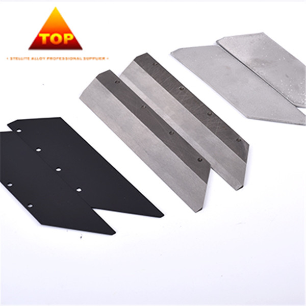 Stellite 6B Cobalt Alloy Staple Fiber Cutting Blade / blades for cutting staple fibers