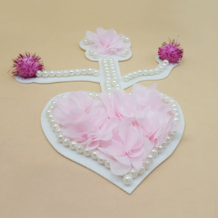 Pink Rose Embroidery