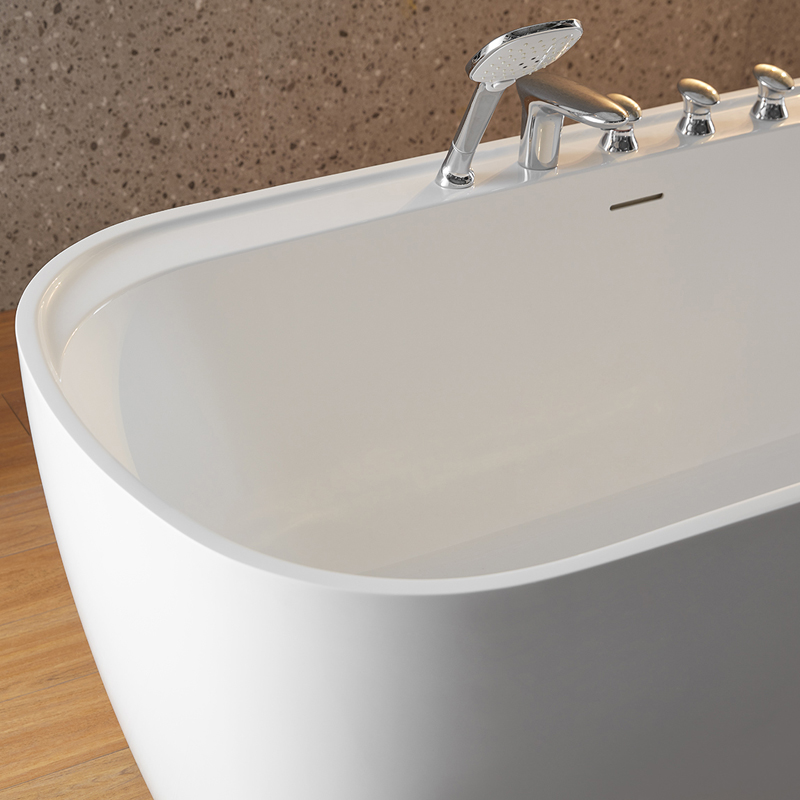 Modern Luxury Freestanding White Common Bathroom Bath Tub Acrylic Bathtub