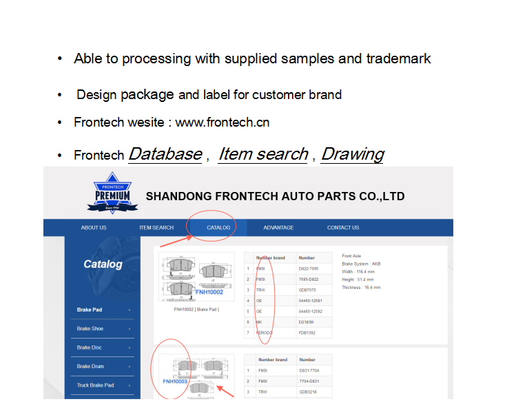 high tech nao premium ceramic brake pad