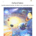 300D Oxford Bez Öğle Çantası Çocuk Yıldızlı Gökyüzü Öğle Çantası Tam Basılı Çocuk Öğle Çantası