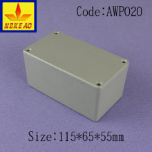 Aluminum extrusion sections enclosure