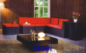 Moderm rattan leisure sofa set with unique design