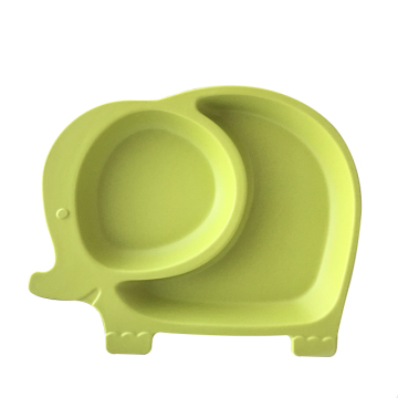 Eco Restaurant Unique Bamboo Fiber Kids Catering Serving Dishes For Children