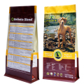 Bawah Dengan Ritsleting Kemasan Aluminium Pet Food Bag