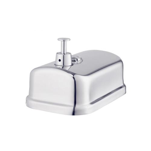 1L Manual Large Capacity White Liquid Soap Dispenser for Public Hotel Bathroom Kitchen