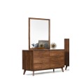 Nova Mid-Century Walnut Dresser